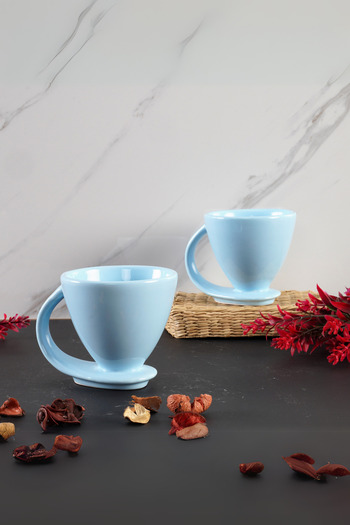 MİNOLE HOME 2-Person Self-Base Mug Set
