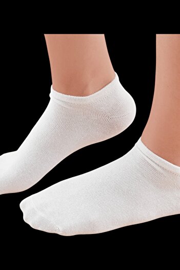 Gizli Butik 20 Pairs Men's Paws Sports Socks, Cotton White