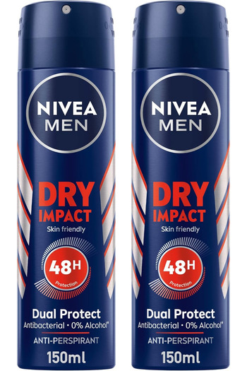 NIVEA dry impact spray 150 ml X 2