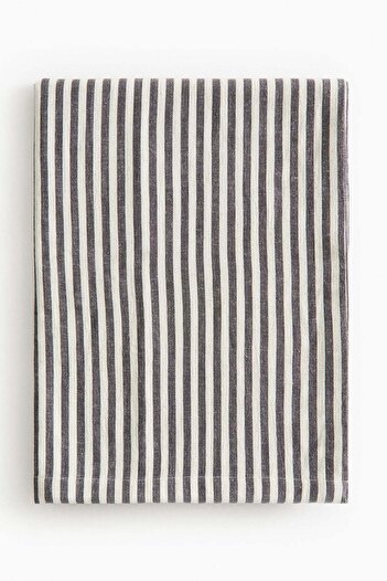 H&M Striped cotton tablecloth