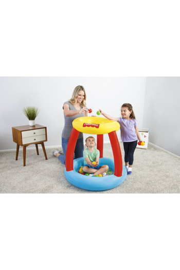 BESTWAY Fisher-Price Animal Friends Ball Pit 35" x 35" x 33"/"/89cm x 89cm x 84cm - 26-93541