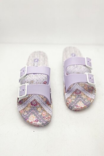 GEZER Papuci de Vară Antiderapante Femei Model Liliac