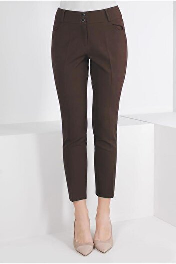 Alvina Buttoned Classic Cut Trousers 70459