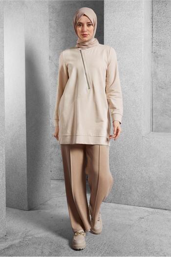 Alvina Zipper Detail Tracksuit Tunic 45133