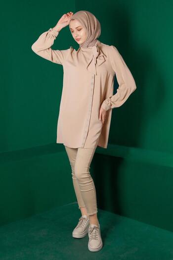 Alvina EMBROIDERED TUNIC WITH TIE DETAIL 42691