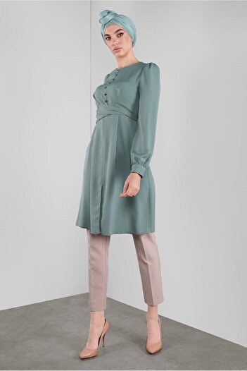 Alvina Buttoned Bird Tunic 41137