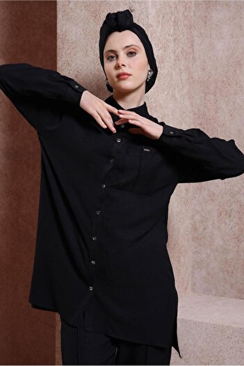 Alvina SHIRT COLLAR PANTS SUIT 44412