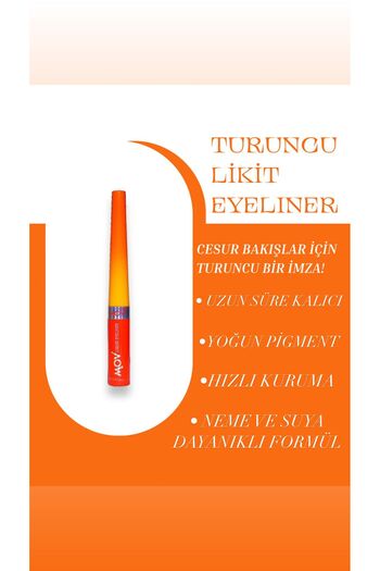 MOV Liquid Eyeliner Orange 3.5 gr