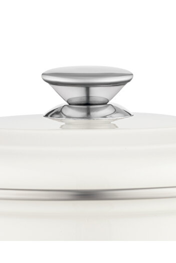 Madame Coco Oală adâncă Salentino - Albă - 22 cm