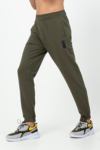 MARATON Comfort Men's Rubber Leg Light Khaki Sweatpants 21011