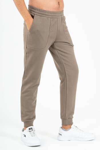 MARATON Regular Men's Ribbed Leg Cocoa Sweatpants 21815
