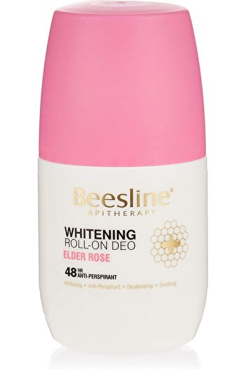 Beesline Deodorant Roll-On Elder Rose Scent Skin Whitening, Unisex, 50 ml