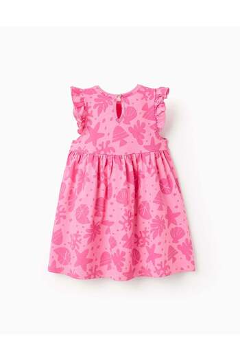 Ziddy Pack of 2 Cotton Dresses for Baby Girls 'Navy', Pink