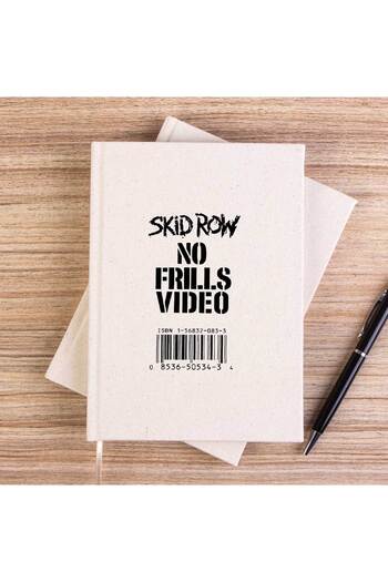CrowsGate Skid Row No Frills Video Unlined Canvas Notebook