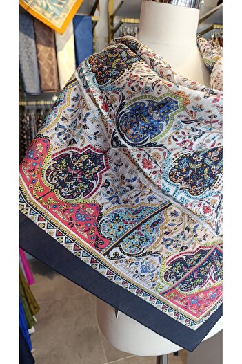 Loryan Diamond Harmony Scarf - White Background