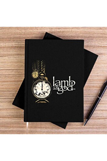 CrowsGate Lamb of God Live in Richmond Black Canvas Notebook