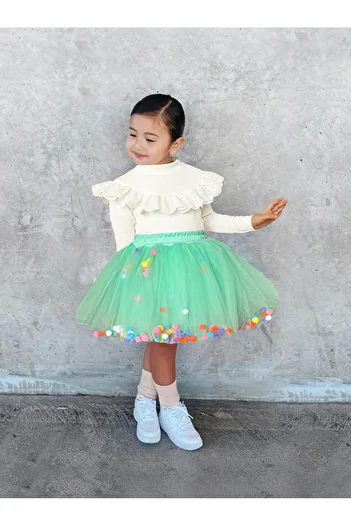 By Piera Pompom Tutu Skirt 6638