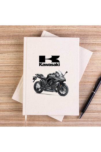 CrowsGate Kawaski Ninja 1000 Unlined Canvas Notebook