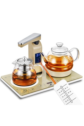 TOSCANA U Tea kettle set equipped with a faucet and a remote control for temperature, on and off