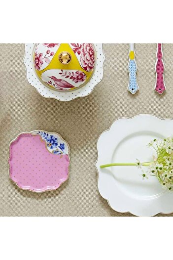 Pip Studio Porcelain saucer, for serving tea, Pip Studio, 10 cm, Royal Multi collection