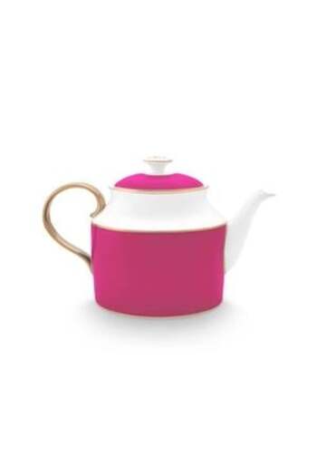 Pip Studio Porcelain teapot, Pip Studio, Gold-Pink, 1.8l, Pip Chique collection