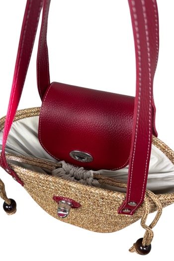 MaVaux Gleam Genuine Leather Lined Shoulder Bag