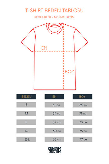 Kendim Seçtim Unisex Kırmızı Tişört Mustafa Kemal Atatürk 23 Nisan 19 Mayıs Baskılı T-shirt Regular Fit