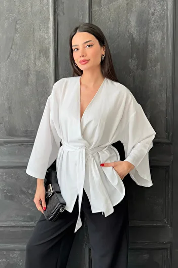 oshebu Women's Belted Kimono