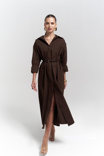 Mai Φόρεμα Belsay Trench Brown