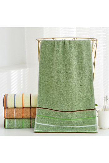 Choice 35x75cm green 100% Cotton Bathroom Hand Towel Thickened Face Hair Towels Bathroom Adults Hotel Trave