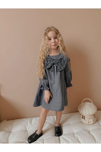 cacakids Girl's 100% Cotton Muslin Dress