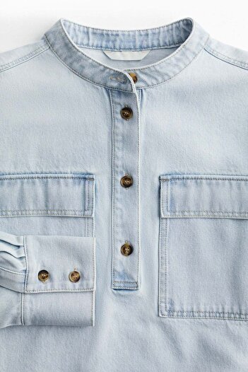 H&M Loose-fit denim shirt