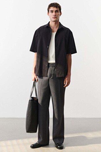H&M Regular Fit Textured Shirt