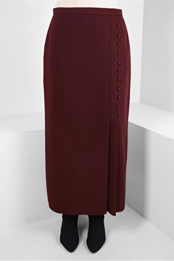 Alvina BUTTON DETAILED SKIRT 60512