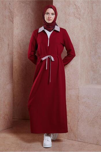Alvina Tracksuit Dress 44753 - Lace-Up Design
