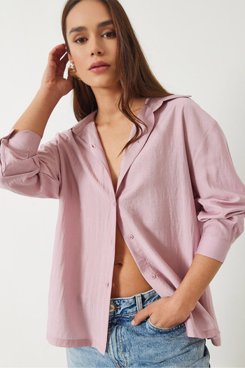 Bianco Lucci Women's Long Sleeve Regular Olivia Shirt 4790 60281011