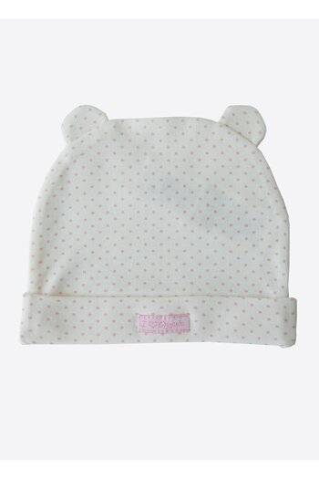 kitikate Pink Point Organic New Dreams Eared Hat