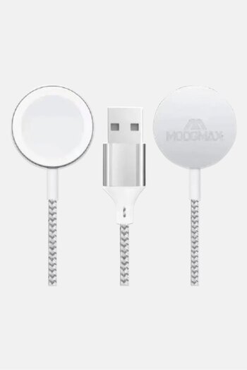 MOOGMAX 15 W Smartwatch Charger, White