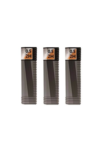 Tombow 0.5 mm Min Mono Lead Tip 12Inch Tube 2H (3 Boxes)