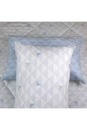 Home Box Malta Pixel 3-Piece Printed Cotton King Comforter Set - 220x240 cm