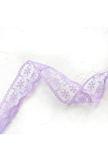 Bimotif Lace Ribbon 5 Meters, 2 Cm Lilac