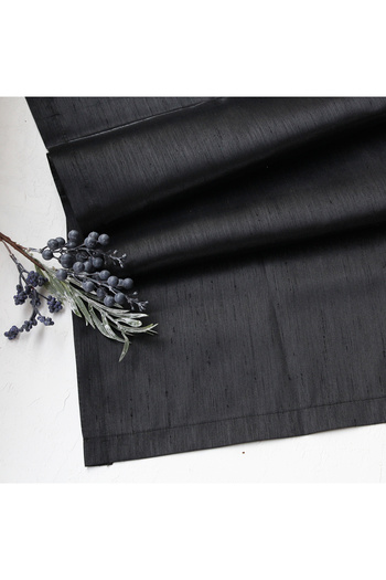 Bimotif Black Carefree Ottoman Silk Runner 45x170 Cm