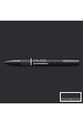 Winsor Newton Promarker Double Ended Alcohol Based Graphic Drawing Pen Black 030 (Xb)