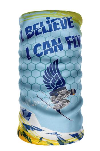 DeBuff Collar Я вірю, що можу літати Buff Baf Безшовний трубчастий комір Бандана