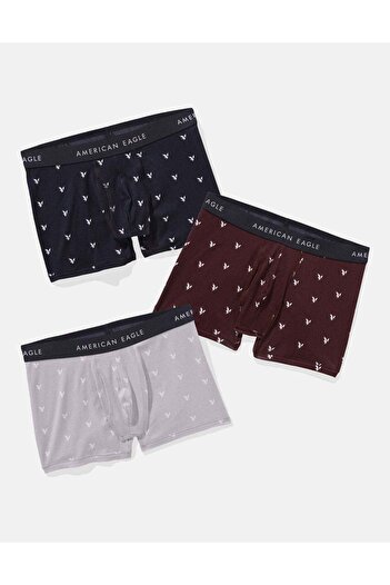 AMERICAN EAGLE AEO Men's 4.5" Classic Boxer Brief 3-Pack
