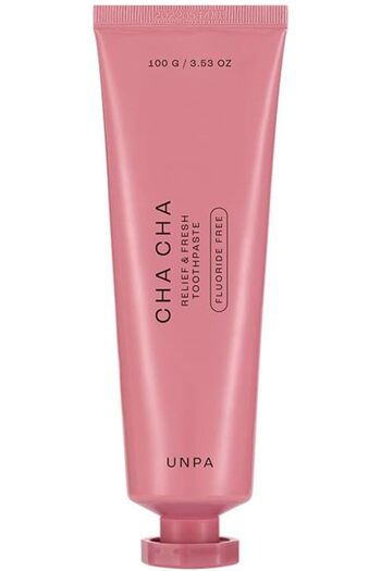 UNPA Cha Cha Toothpaste Pink Edition 100g | Activated Charcoal Toothpaste for Teeth Cleaning | Black