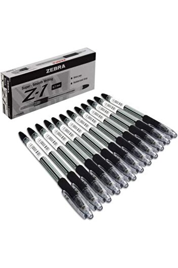 Zebra Z-1 Set of Pens (12 Pens, 0.7mm, Black)