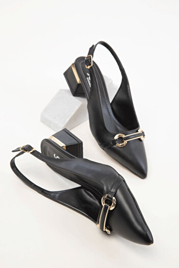 SOHO Black Women's Classic Heeled Shoes 20423