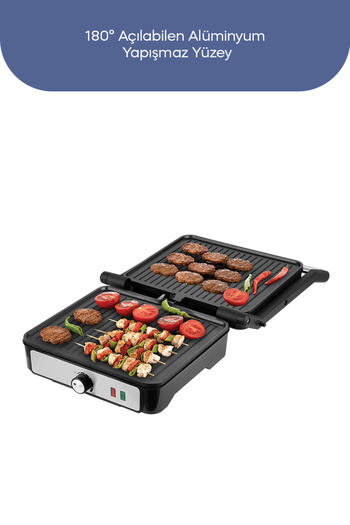 Sinbo Ssm-2590 Inox Grill and Toaster 2000W