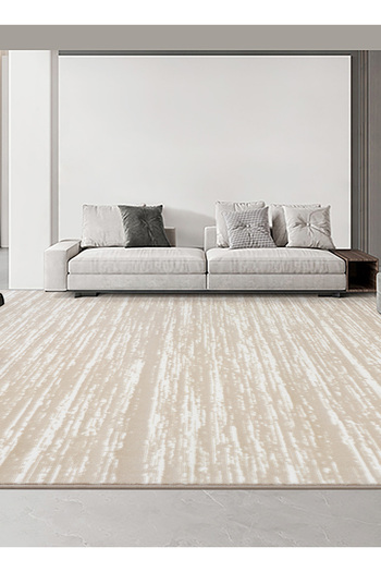 sharpdo Italian Minimalist Living Room Carpet, Waterproof Large Area Rug, Non-Slip Backing Washable Rug